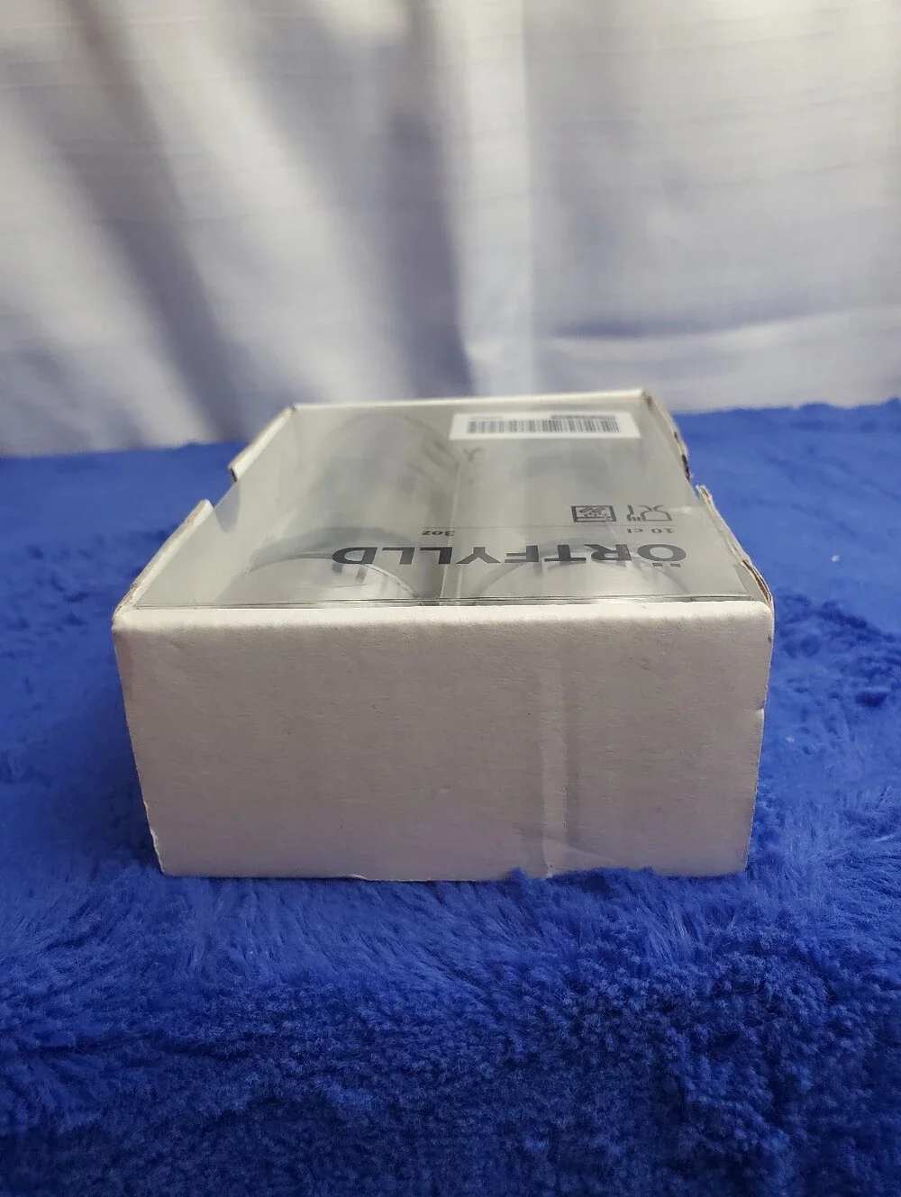Ikea Ortfylld 2 Spice Jars 10cl 3oz Steel & Glass Örtfylld 4.5